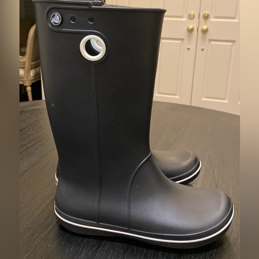 Crocs Cocband Jaunt Womens Rubber Rain Boot Size 8
